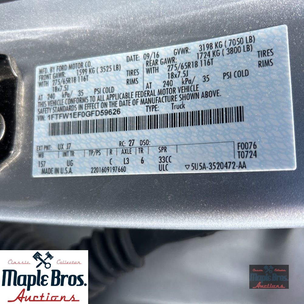 2016 Ford F-150 XLT