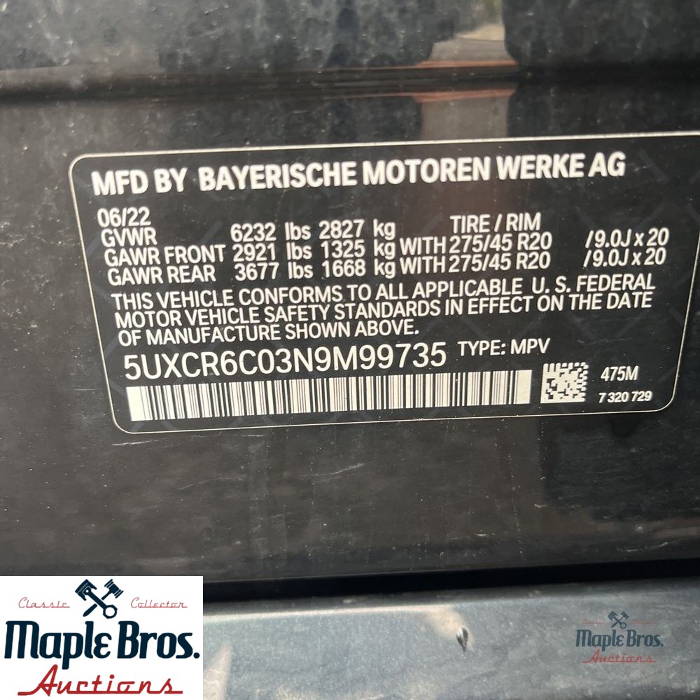 2022 BMW X5 xDrive40i