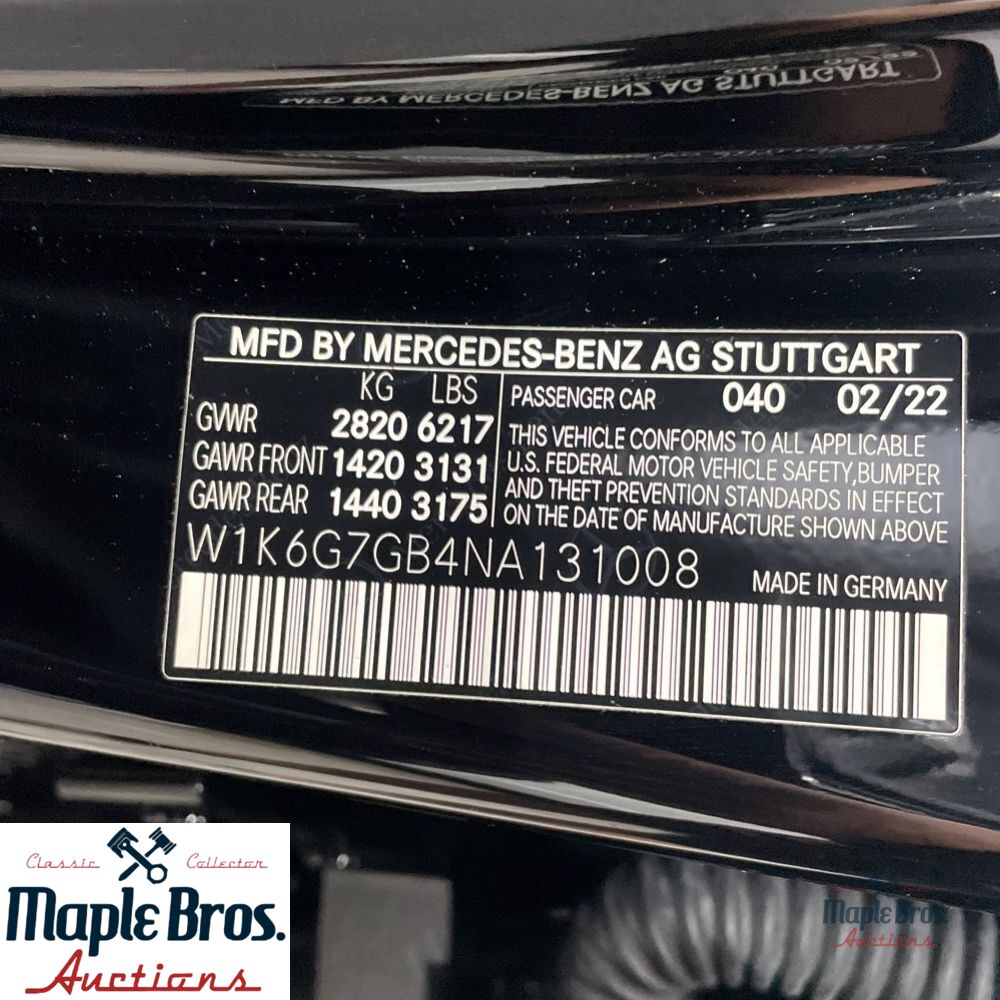 2022 Mercedes-Benz S-Class S 580 4MATIC
